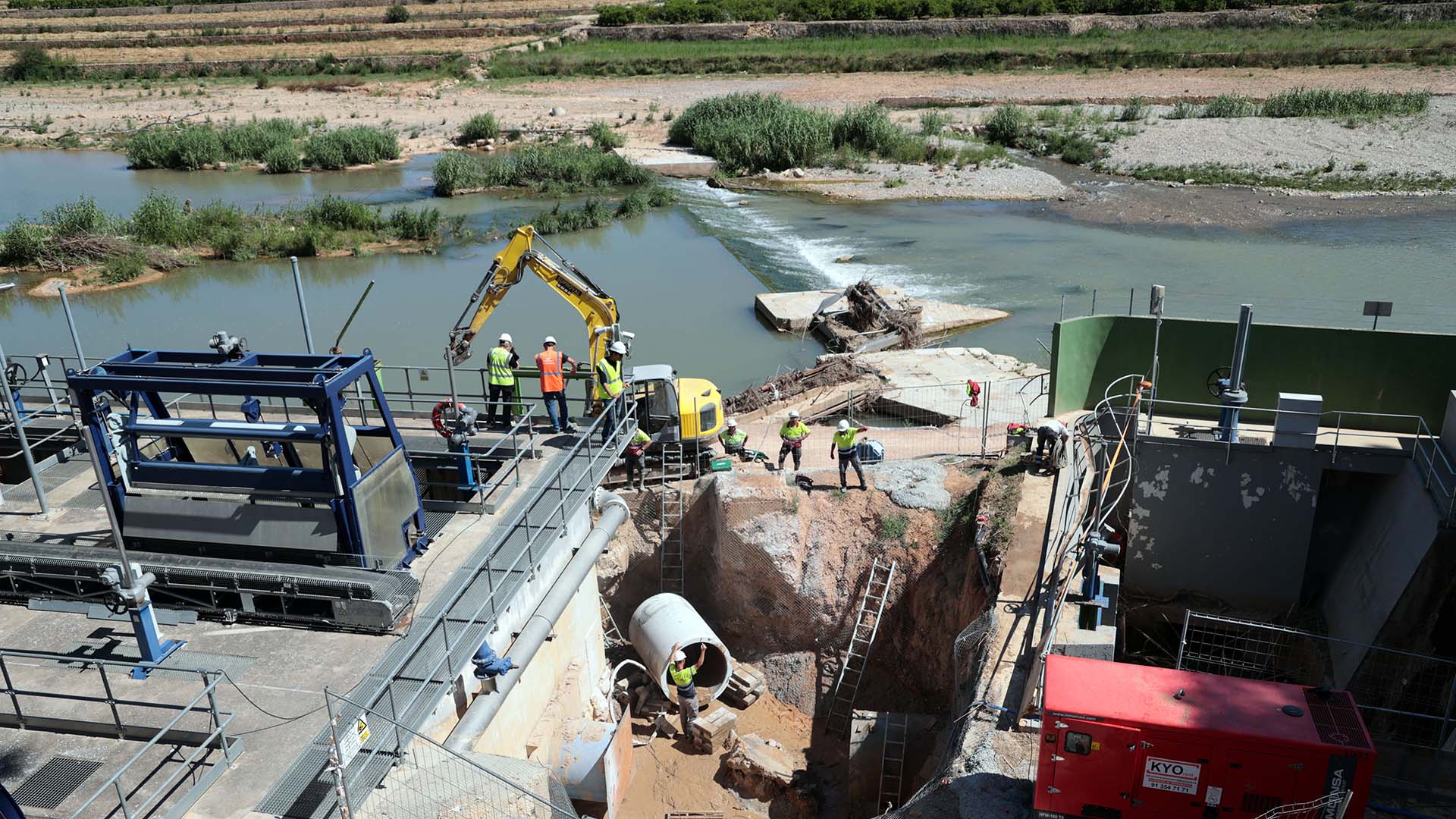 Obres La Presa de Manises Obres La Presa de Manises