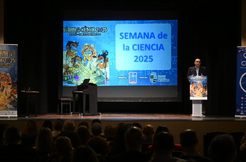  Quart de Poblet es torna a vestir de científic amb motiu de la XIV edició de la Setmana de la Ciència