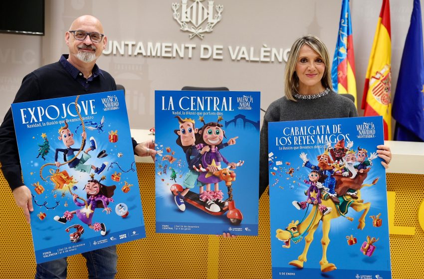  Expojove, la Central i la Cavalcada dels Reis d’Orient presenten la programació de Nadal a València