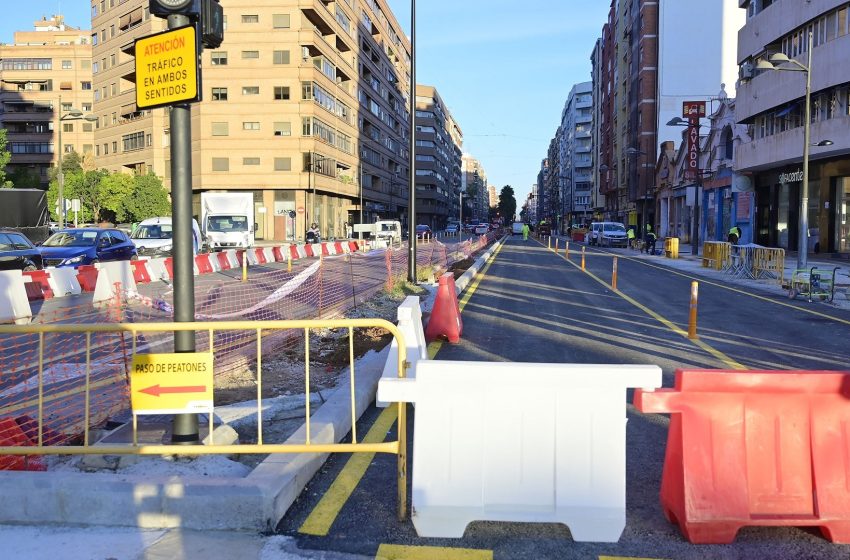 València finalitza la primera fase de les obres de reurbanització de les avingudes Pérez Galdós-Giorgeta