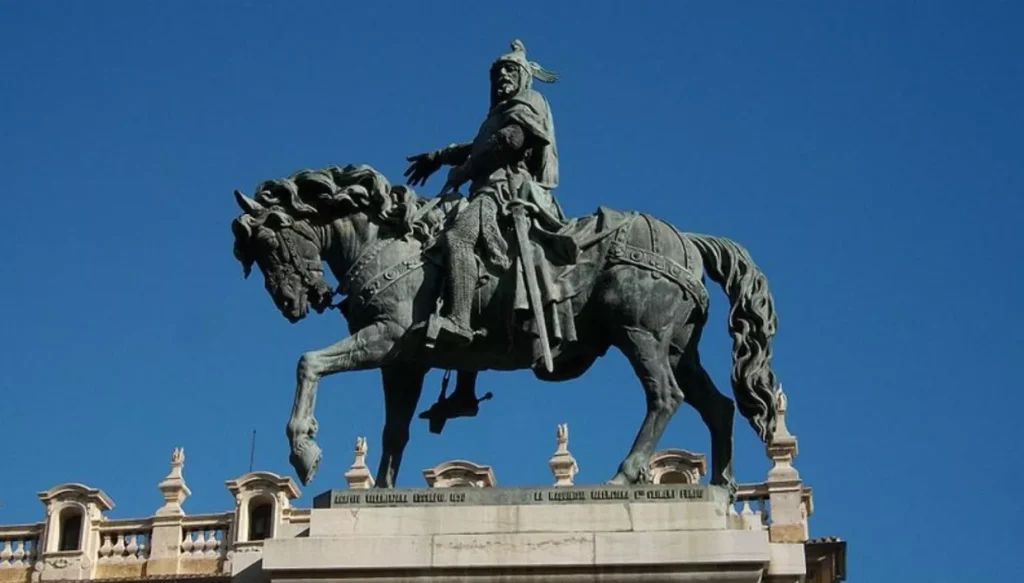 Jaume I estatua València