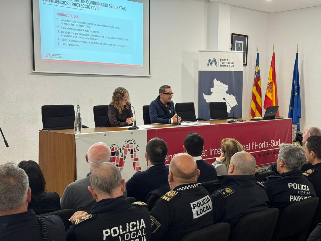Policia Local Horta Sud coordinació i comunicació
