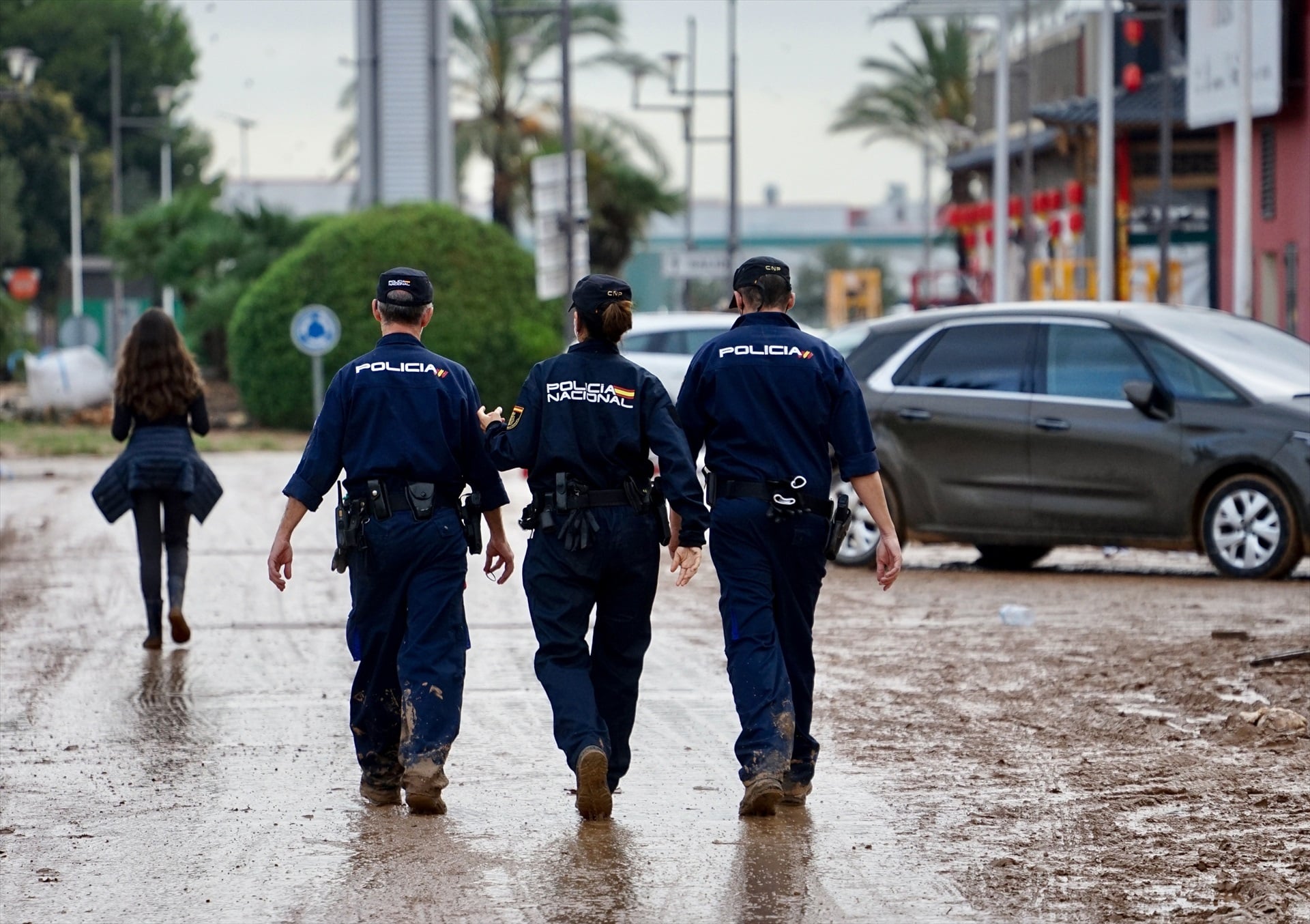 Policia Nacional en la DANA