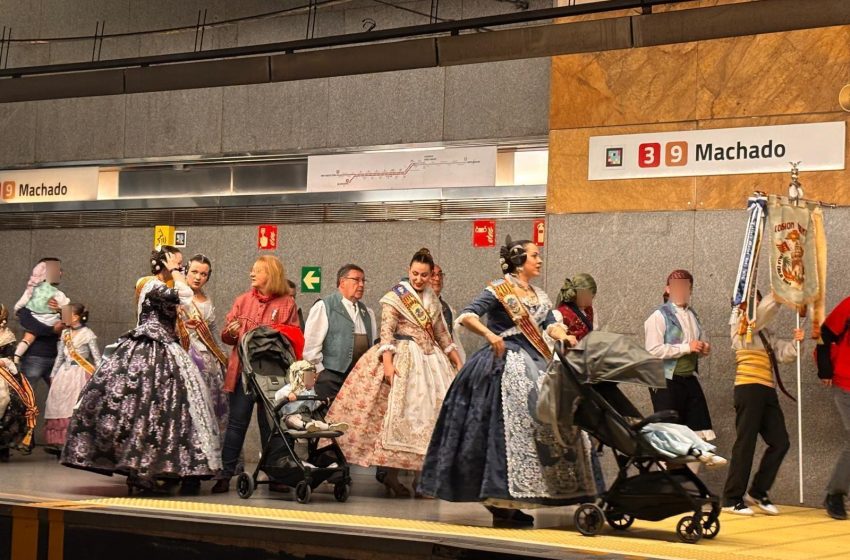  Metrovalencia registra 2,8 milions de viatges en falles amb 7 dies seguits de servici continuat