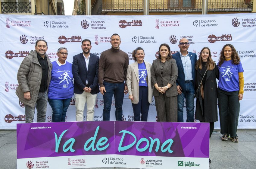  Rafelbunyol rep el premi ‘Va de Dona’ per impulsar la pilota valenciana femenina i la igualtat en l’esport
