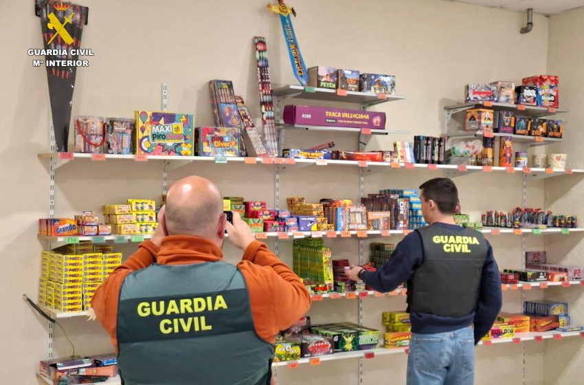  Detingut per sostraure material pirotècnic de la seua empresa per a la botiga de la seua dona a València