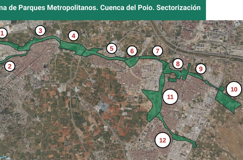  Generalitat prolongarà el Jardí del Túria en 2,5 quilòmetres per a vertebrar en verd l’àrea metropolitana de València