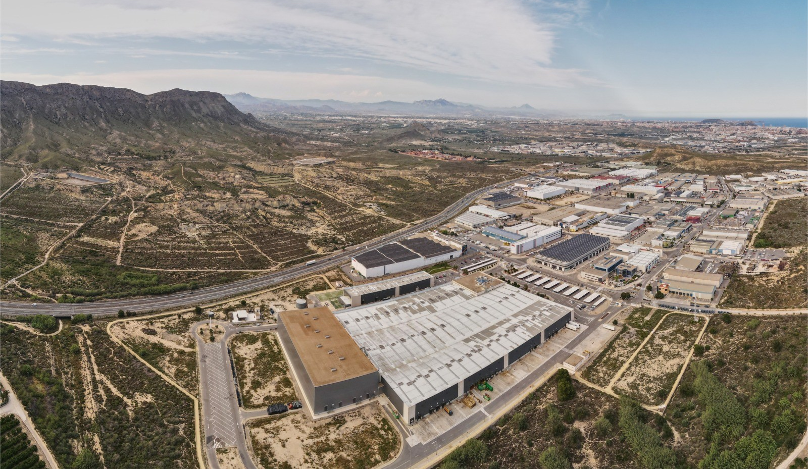 vista aerea poligono industrial