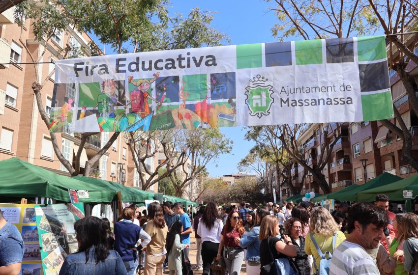  Massanassa celebra la VII Fira Educativa el 26 d’abril en la Plaça Parc Camp de Túria