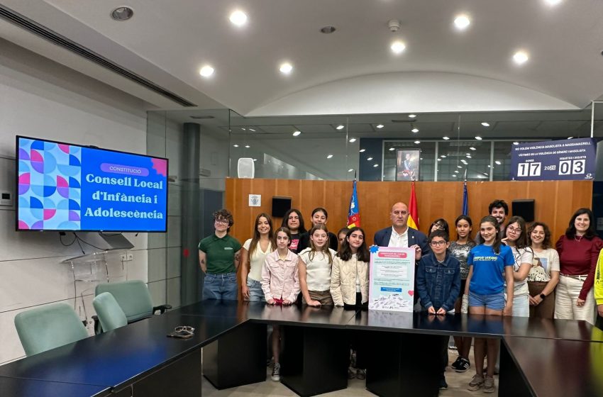  Massamagrell crea el Consell Local d’Infància i Adolescència per a fomentar la participació juvenil