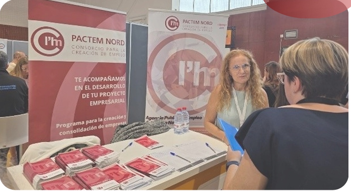Imatge d’arxiu de Pactem Nord en una acció d’orientació i promoció de l’ocupació
