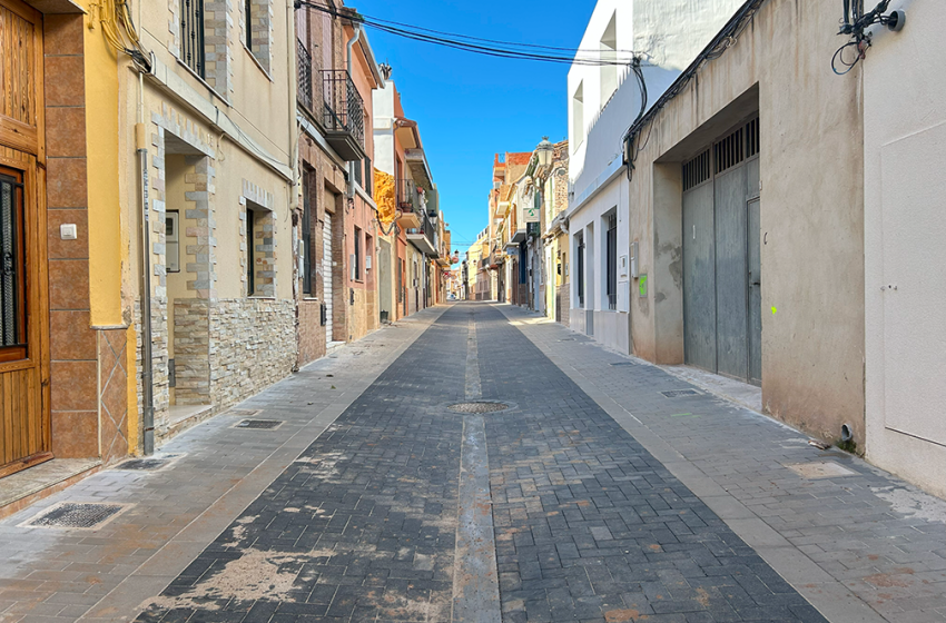  Un carril bici i millores d’accessibilitat transformen el barri del Pla de Rafelbunyol després de la reurbanització