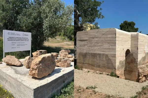 Recuperat a Rafelbunyol un niu de metralladora de la Guerra Civil per a la seua museïtzació i posada en valor patrimonial