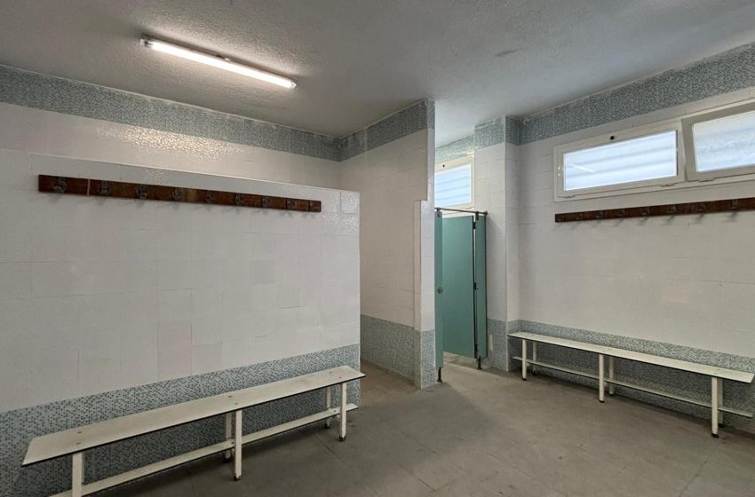  L’Ajuntament de València remodela els vestidors del camp de futbol de la Malva-rosa