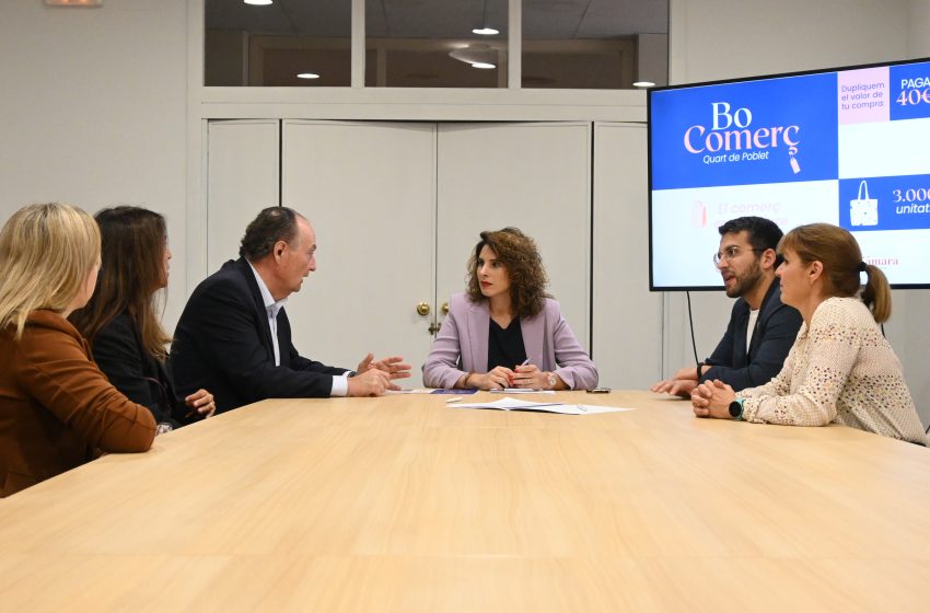  Quart de Poblet llança la sisena edició del Bo Comerç, que mobilitzarà 240.000 euros en consum local