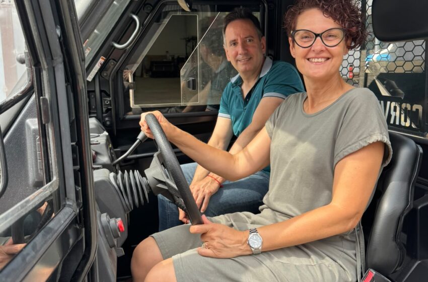  Foios incorpora un vehicle elèctric tot terreny per a la neteja de la platja i camins rurals
