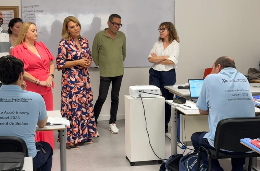  La Generalitat destina prop de 6 milions a impulsar programes d’ocupació i formació a Sedaví
