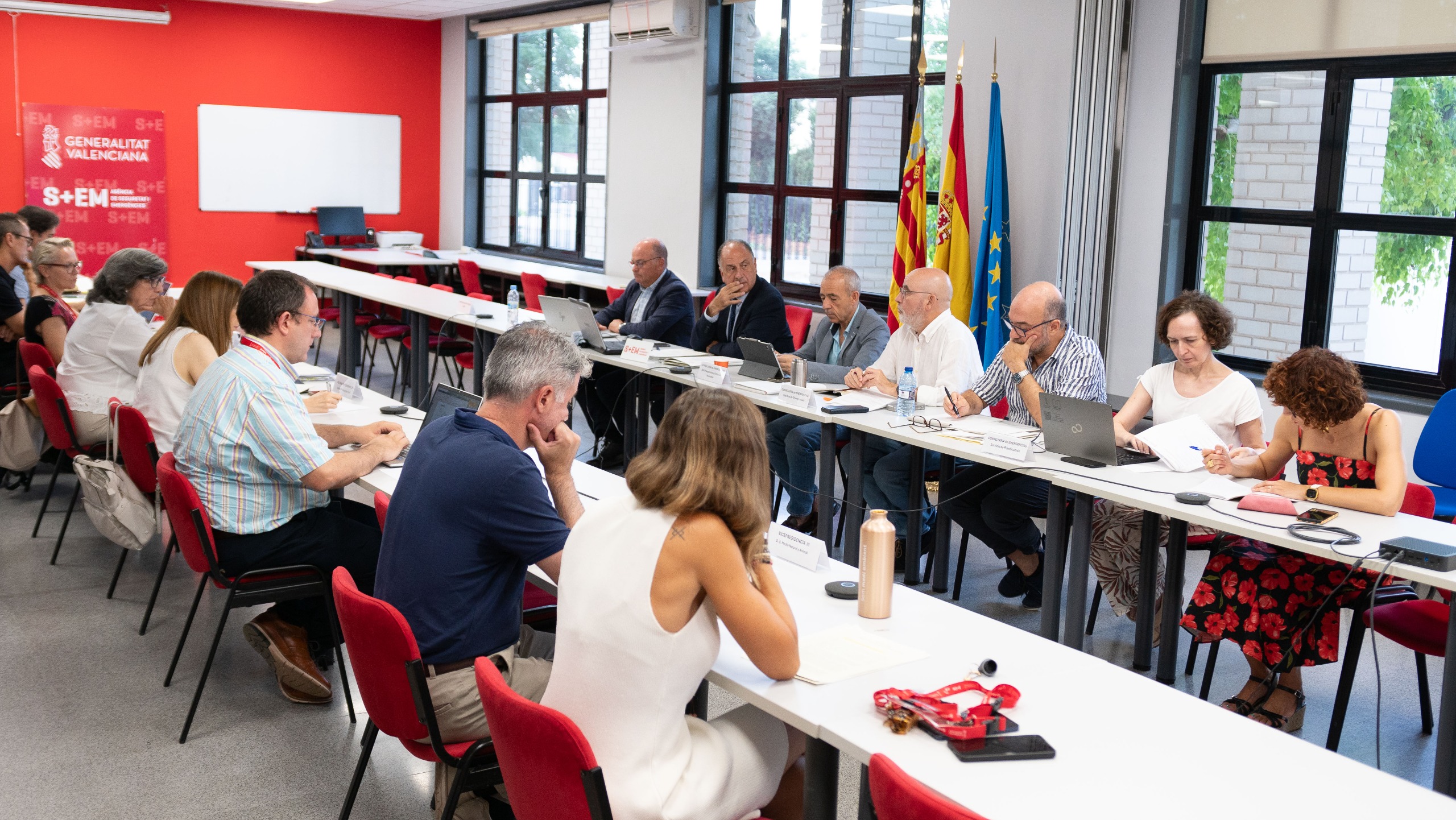 Reunió de la Comissió de Protecció Civil de la Comunitat Valenciana que ha homologat 43 nous plans municipals davant emergències. Foto: Generalitat Valenciana.