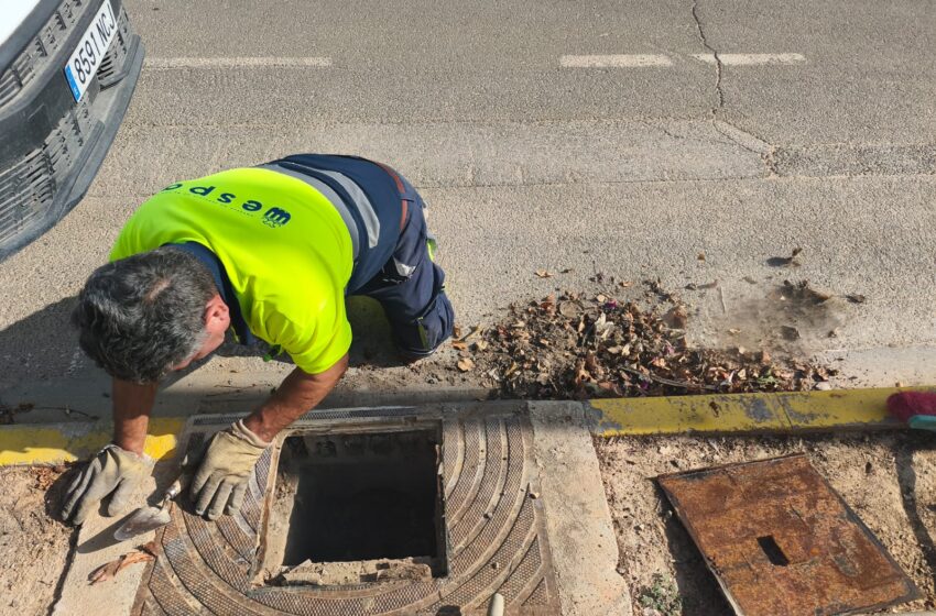  Paiporta reforça la prevenció davant l’avís taronja amb actuacions en els embornals