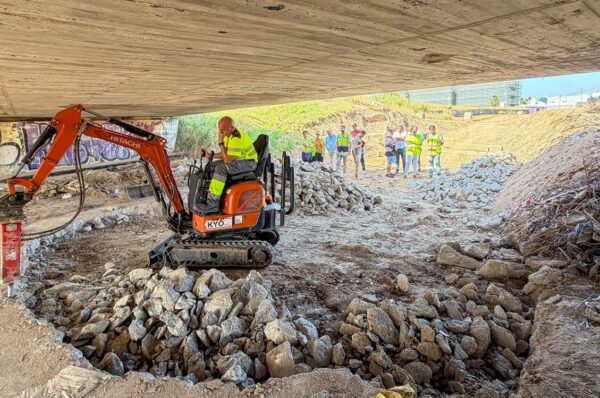 Obres Carril ciclopedestre del Grau