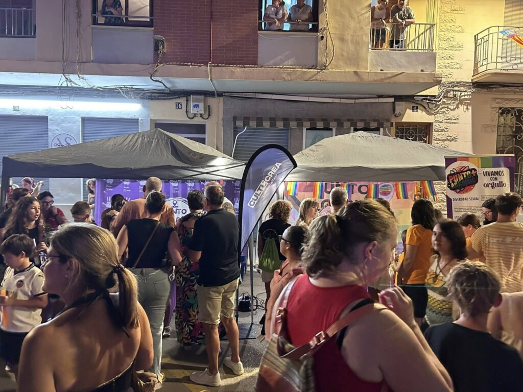 Punt Violeta i Punt Arc Iris durant les Festes de Foios 2025