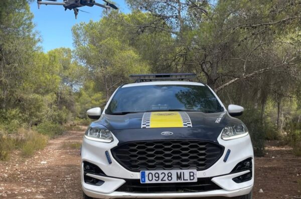 Vigilancia con drones de la Policia Local de Paterna en la Vallesa