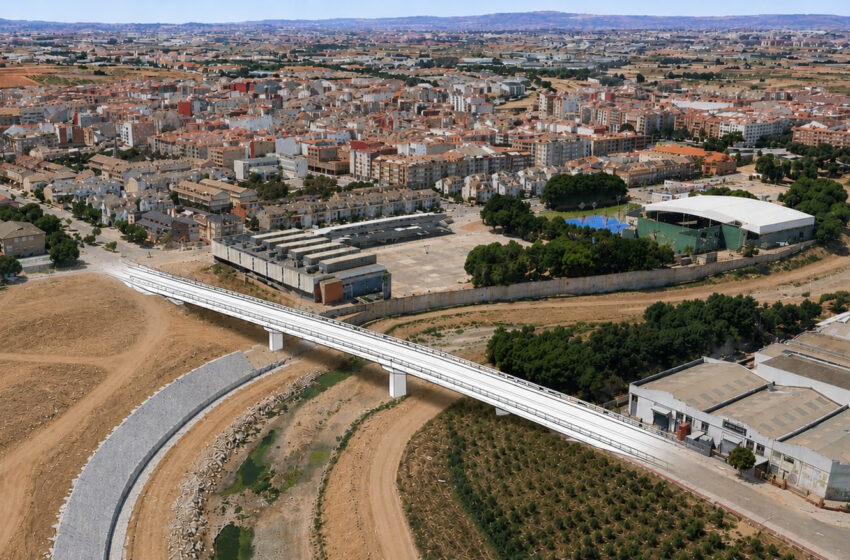  Un nou pont sobre el barranc del Poio millorarà la connexió de Paiporta amb el polígon d’Alqueria