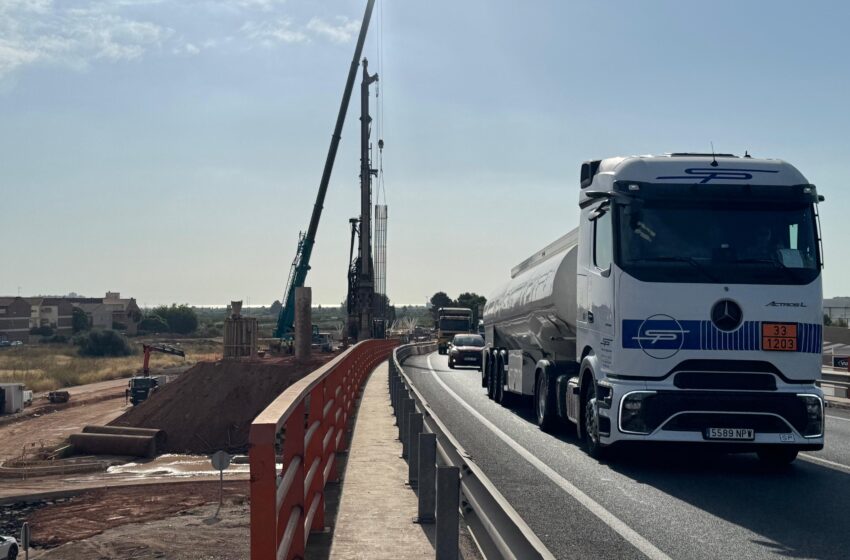  Les obres de la CV-32 entre Museros i Massamagrell avancen amb la construcció de dos nous ponts