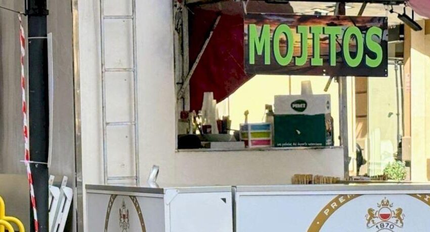  Punt i final a la instal·lació de mojiterías a les falles de València de 2027