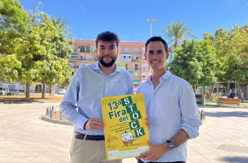  La Fira de l’Stock del comerç local tornarà a Moncada els dies 18, 19 i 20 de setembre