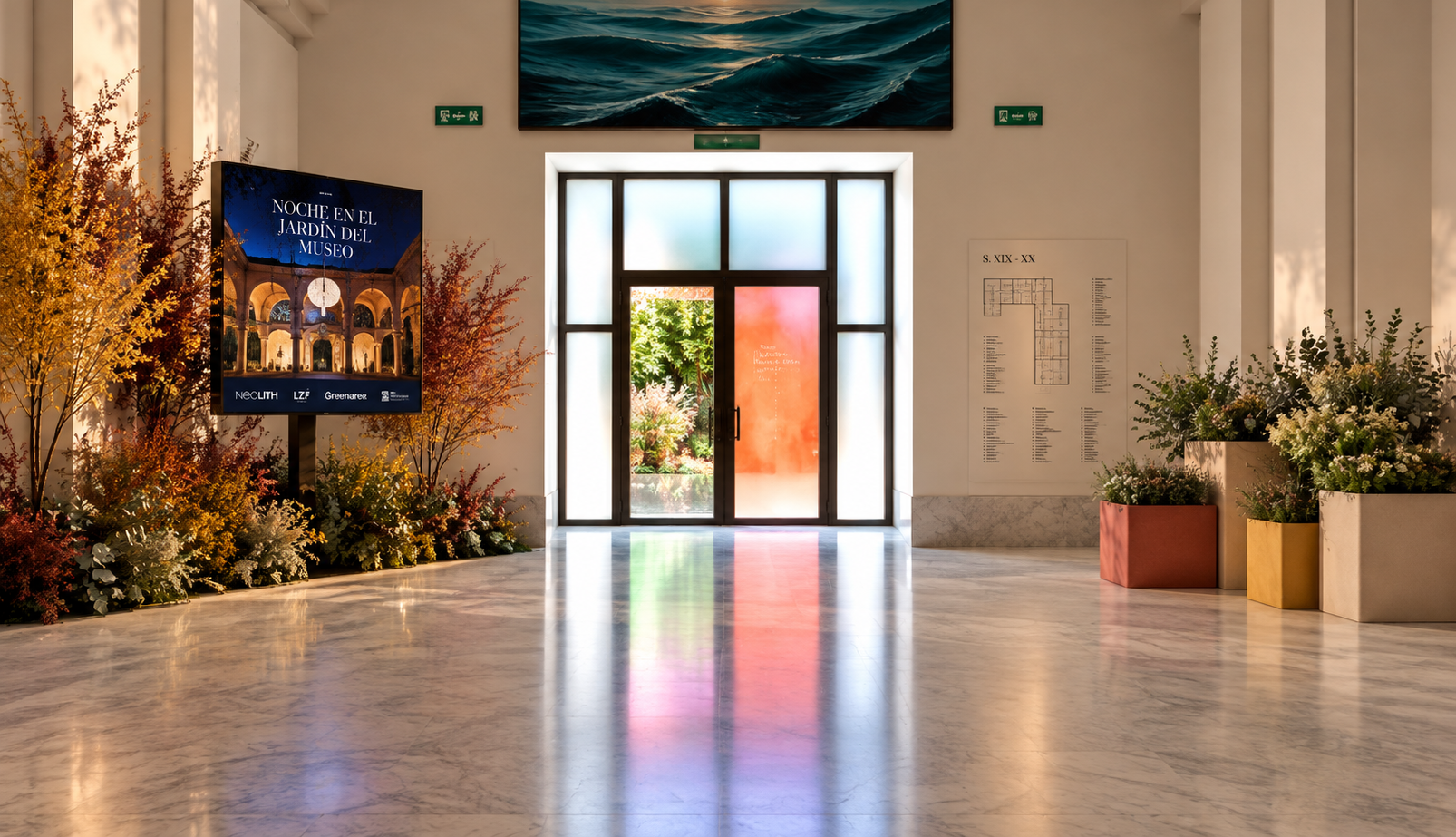 Nit al jardí del Museu de Belles Arts de València