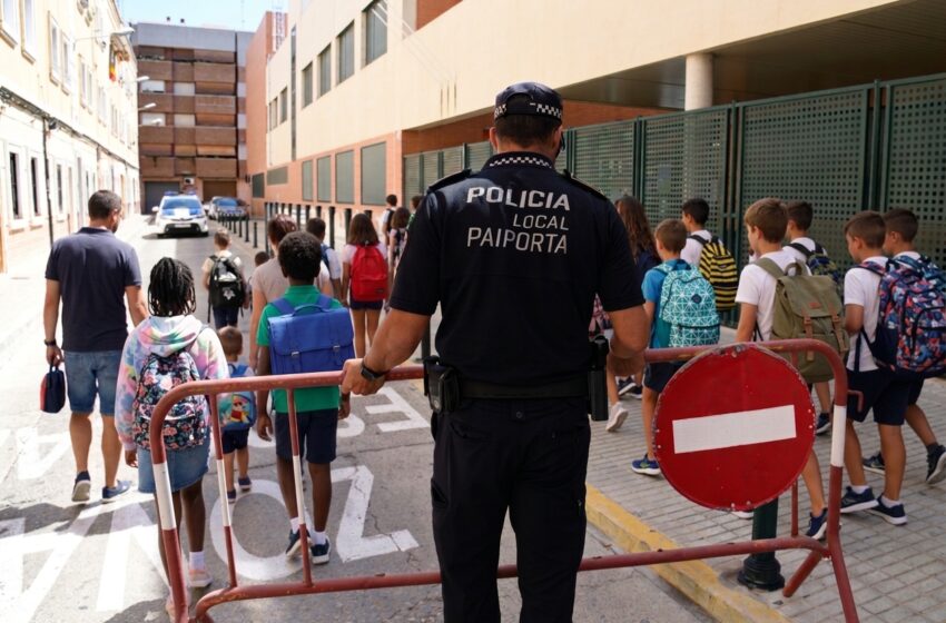  La seguretat dels camins escolars es reforça a Paiporta amb l’inici del curs