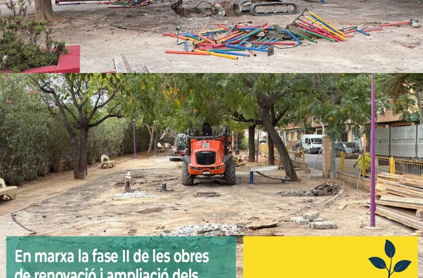  Els parcs infantils de Picanya estrenen una nova etapa amb més acccessibilitat i noves zones de joc