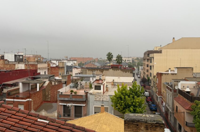  La tempesta i fortes pluges al municipi d’Albal no produeixen incidències rellevants