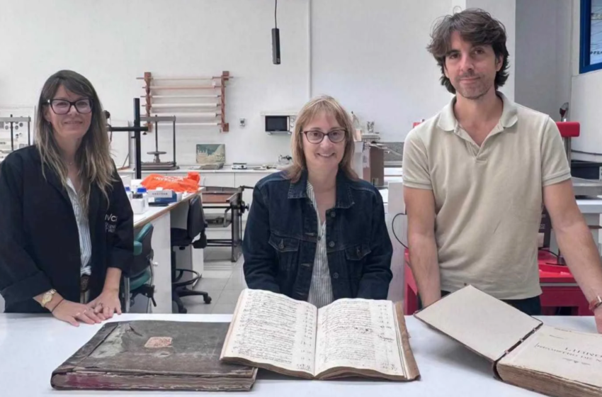  L’arxiu històric de Catarroja recupera documents clau danyats per la DANA