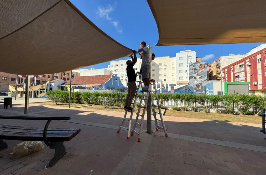  L’Horta Sud comptarà amb 10 nous punts d’ombra per a fer els espais públics més resilients al clima