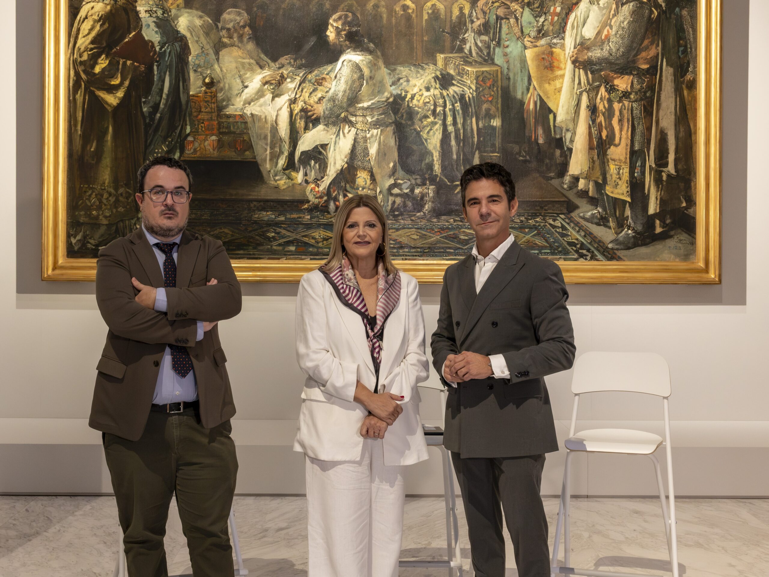 La mort de Jaume I en el Museu de Belles Arts de València
