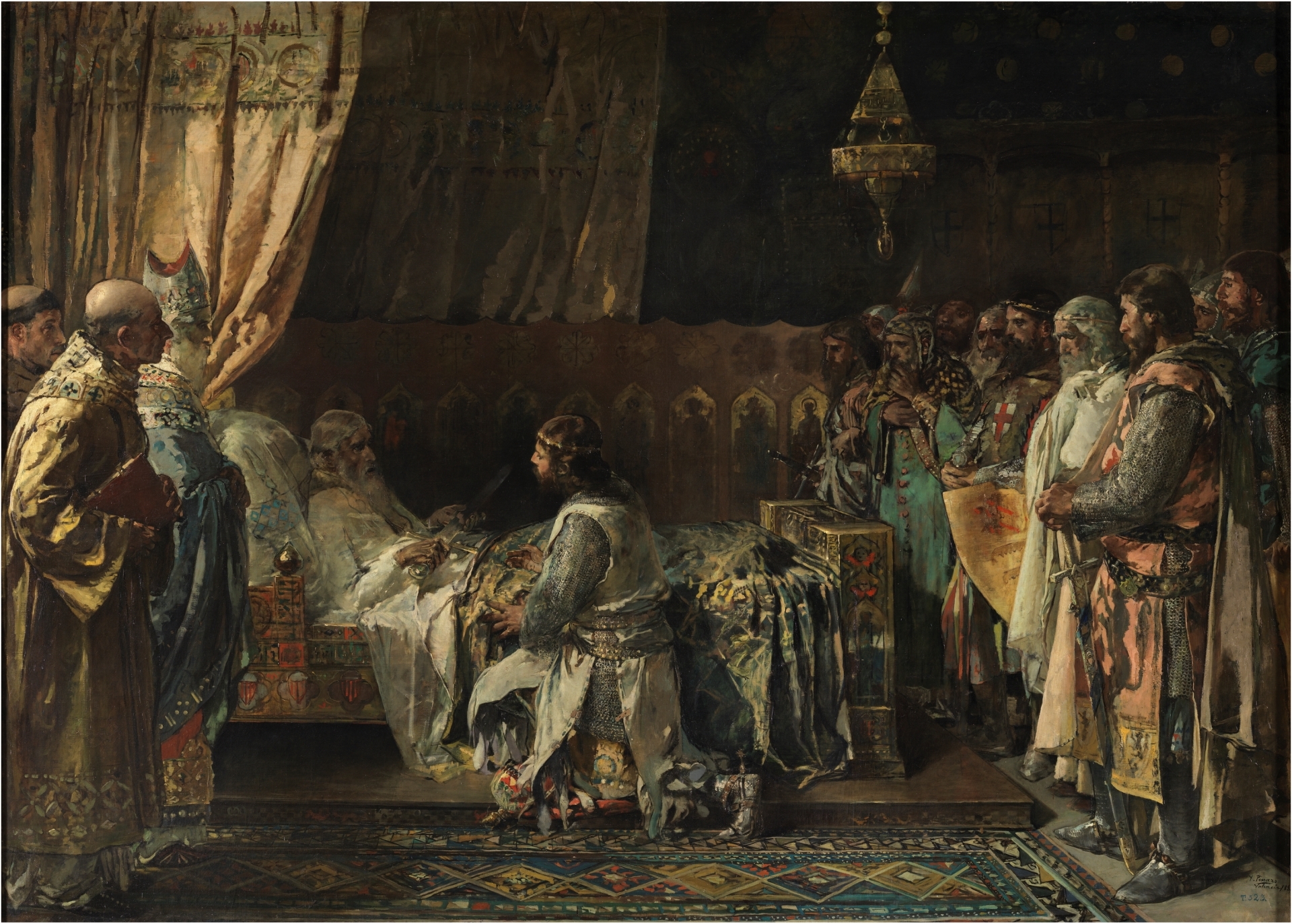 La mort de Jaume I