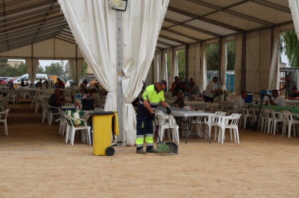 Limpieza fiestas catarroja