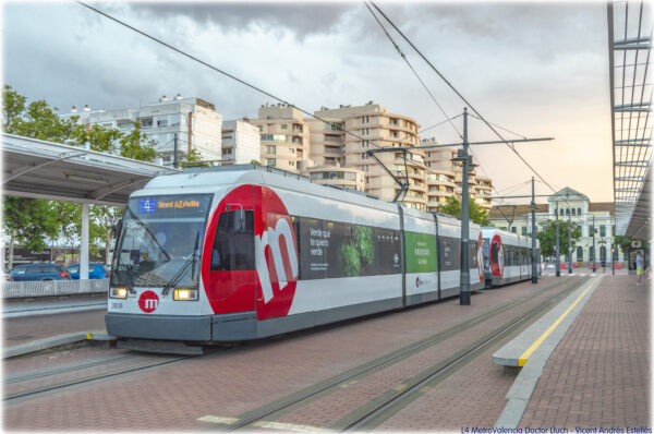 Tranvía en Pont de Fusta