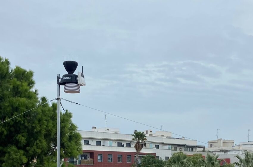  La nova estació meteorològica d’Almàssera permetrà activar abans els dispositius d’emergència