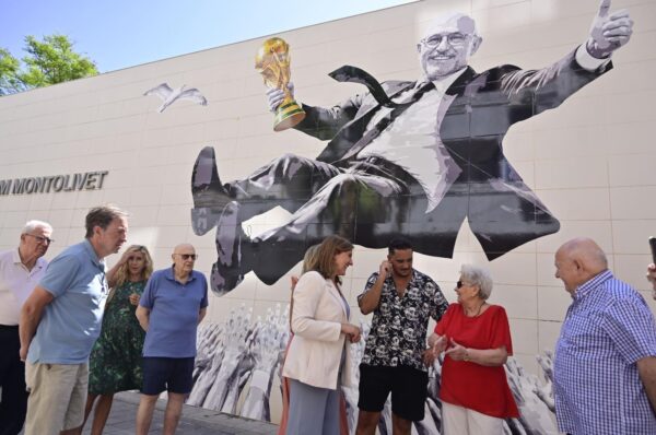 Mural de Luis de la Fuente a Montolivet