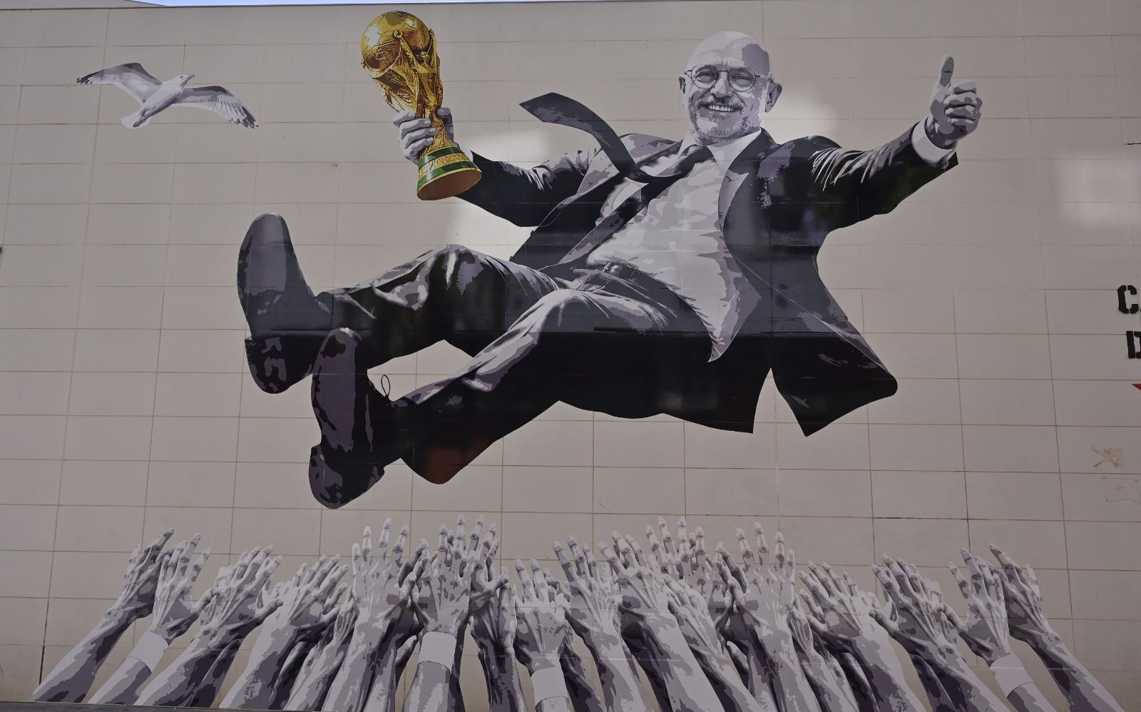 Mural de Luis de la Fuente a Montolivet