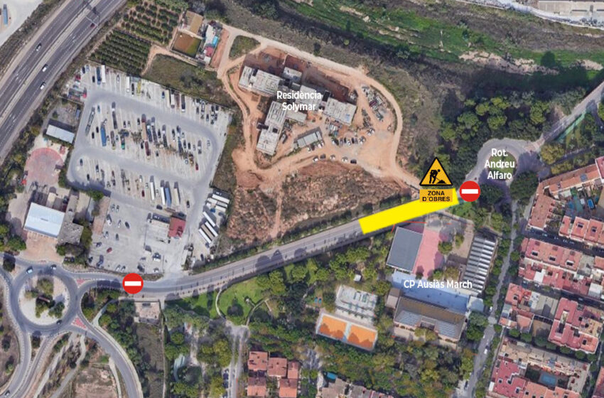  Talls de trànsit a Picanya per renovar la carretera cap a Torrent